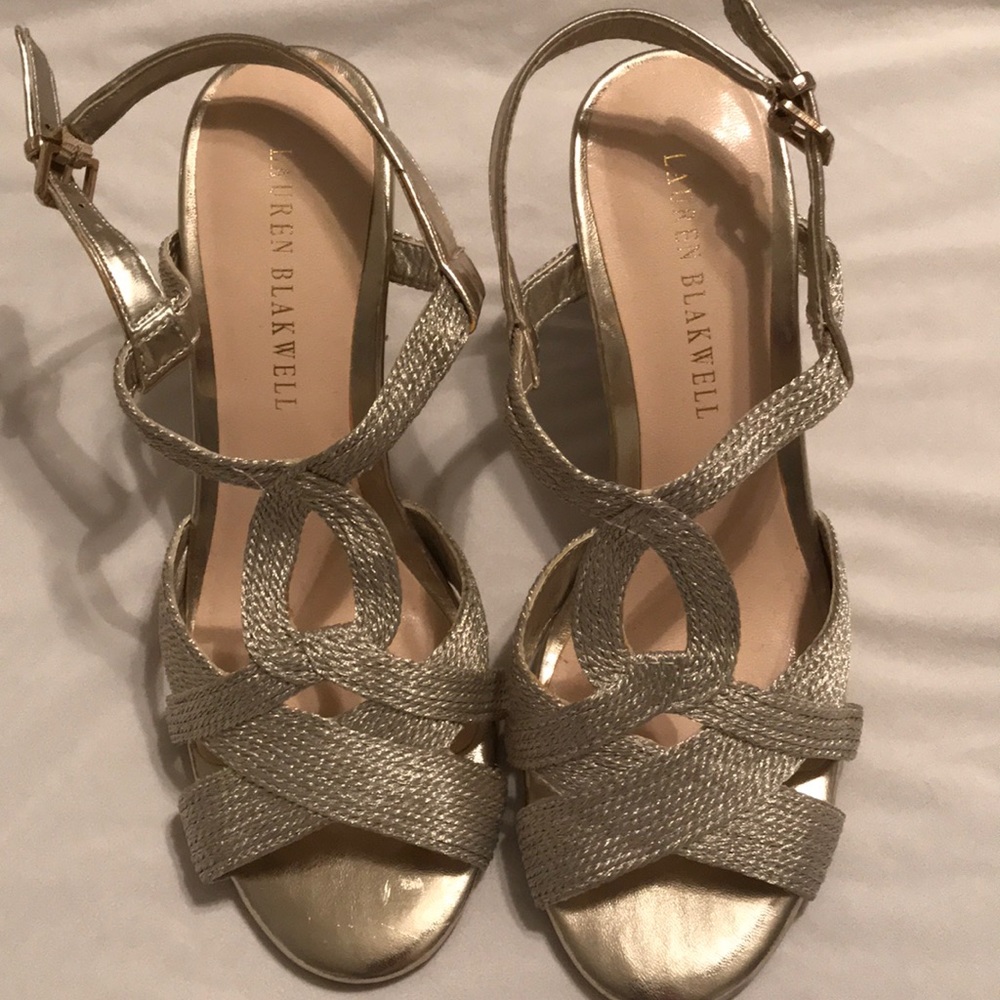 Lauren Blakwell Wedge Sandals